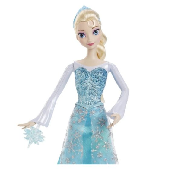 NEW 2014 Mattel Disney Frozen Ice Power Elsa Doll-Light Up Snowflake - Picture 8 of 13
